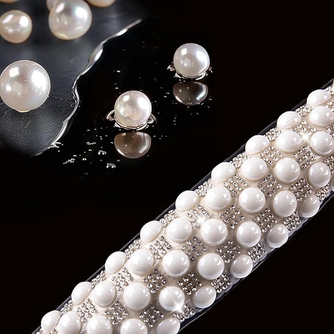 Leather Bling Steering Wheel Cover Women Rhinestone White Soft Comfortable Glitter Sparkly Universal 15 inch Steering Wheel C