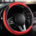 Car Steering Wheel Cover, Leather Steering Wheel Cover,Universal 15 inch Anti-Slip Comfortable Steering Wheel Covers Men Wome