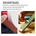 SCOTTCHEN Buffing Polishing Cutting Compounds 20 Oz.Kit-Green Fine/White Medium/Red Coarse,for Stainless Steel Aluminum Jewelry - 3 Pcs
