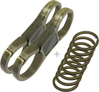 Key Chain Quick Release Spring 2 Pack with 4 Key Rings Heavy Duty Keychain Organizer for Men and Women