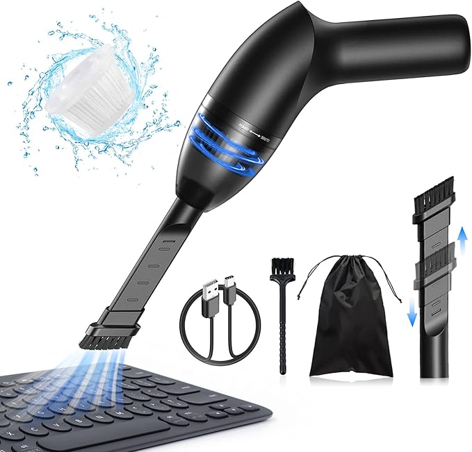 4.3Kpa Keyboard Vacuum Cleaner Mini：Handheld Computer Vacuum Cordless for Car Laptop Sewing Machine Portable Keyboard Vac USB