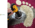 HUAWELL Automotive Soft White-Car Accessories Car Cleaning Brush - Drill Brush -Wheel Brush - Car Mats - Detail Brush - Carpe