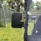 10L0L Golf Cart Mirror, Extra Large Side Rear View Universal for Yamaha, Club Car, EZGO, Folding Adjustable 180 Degree