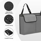 Car Trunk Organizer, Waterproof Collapsible Cargo Bag with 4 Pockets,Backseat Hanging Large Storage with Adjustable Straps, St
