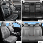 Car Seat Covers Full Set, Leather Seat Covers for Cars, Waterproof Car Seat Protector,Non-Slip Car Interior Covers, Automotiv