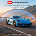 4K+2.5K+2.5K Dash Cam, STARVIS 2 Sensor, Dash Camera 3-Channel, Free 64GB Card, Dashcam with 5G WiFi GPS, G-Sensor,Loop Recor