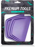 FOSHIO 2-Pack Purple PPF Squeegees, TPU Squeegee for Vinyl Car Window Tint Tools with Angled Blade for Bubble-Free Application, Paint Protection Film, Vinyl Wrap, Wallpaper Installation