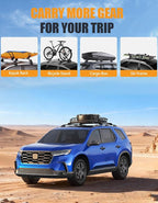 KINGGERI 300lbs Lockable Roof Rack Cross Bars Compatible with Honda Pilot 2023-2026 Sport TrailSport Touring Elite with Raised Rails (Not for LX & EX-L), Aluminum Crossbars Rooftop Racks Carrier