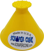 2 Pack of The SCRAPER CONE The Original Ice Scraper, Snow Removal Made in The USA Magical Frost Removal Funnel Shaped Cleaning Tool Car Windshield Deicer Magic Scrapers Instascrape Shovel Brush