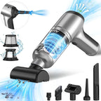 AHNR Handheld Car Vacuum Cleaner Cordless with Brushless Motor, 20000PA High Power Vacuum Cleaner & Air Duster, 3 in 1 Keyboa