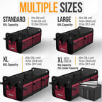 FORTEM Trunk Organizer For SUV Car Organizer and Storage, Multi-Compartment Storage Bag Car Accessories for Women Men, Perfect