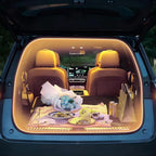 HOLDCY Car LED Strip Lights - Trunk Cargo Ambient Lighting, Warm Yellow 3500K, 118.11 inches Flexible Cuttable LED Light Strip, Easy Install, Waterproof, Universal Fit for Car Trunks, SUVs, and Vans