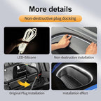 Frunk LED Light Strip for Tesla Model 3 2024 2025 2026 - Waterproof & Easy Installation Interior Lighting Bar with Flexible Silicone, Frunk Ambient Lighting Accessories (DC 15V, Cool White)
