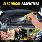 Nilight Car Emergency Kit with Jumper Cable Air Compressor Tire Repair Essential Tools First Aid Alligator Connector Electric