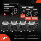 A-Premium 4-PC Reverse Backup Parking Assist Sensor Compatible with Chevy, Cadillac, Buick & GMC Model - Silverado Sierra 150