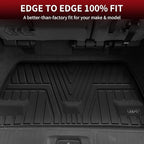 LASFIT Floor Mats & Trunk Mat for Honda Odyssey 2026 2025 2024 2023 2022 2021 2020 2019 2018 Mini Passenger Van, All Weather TPE Car Floor Liners-1st & 2nd & 3rd Row & Cargo Mat Full Set