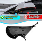 Jaronx Compatible with Tesla Model 3 Mirror Holder Lower Cover 2017-2025, Left Driver Side Rearview Mirror Bracket Bottom Base Cover Replacement for Tesla Model 3 Accessories 2287.3303-Z