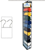 Closet Organization,12 Section,Hanging Closet Organizer,Space Saving, College Dorm Essentials for Girls, Heavy dutys Hooks Up