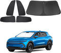 TINGLU Window Shades for Chevrolet Chevy Equinox EV 2024-2026 Accessories Car Side Full Windows Rear Windshield Sun Shade Sun UV Rays & Privacy Protection for Camping 5PCS