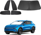 TINGLU Window Shades for Chevrolet Chevy Equinox EV 2024-2026 Accessories Car Side Full Windows Rear Windshield Sun Shade Sun UV Rays & Privacy Protection for Camping 5PCS