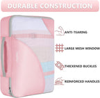 8 Set Packing Cubes for Travel, Gifts for Women Mom,Anti-Tearing Suitcase Organizer for Luggage with Shoe & Hanging Toiletry 