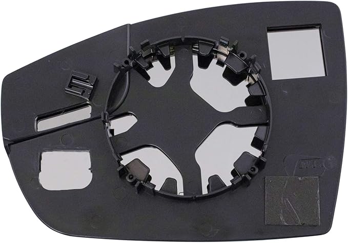 TRQ Right Passenger Side Spotter Mirror Glass Power Convex Compatible with 2013-2016 Ford Escape 2013-2018 Ford C-Max