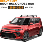 Anti-Theft 220lbs Heavy Duty Roof Rack Cross Bar Compatible with Kia Soul 2020 2021 2022 2023 2024 2025 Roof Rack Cross Bars Aluminum Roof Racks Cross Rail