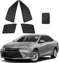 Front Side Half Window Shade Foldable Custom Fit for Toyota Camry 2012-2017 Car Window Shades for Side Window Sun Shade UV Protection Heat Insulation for Camping Sleeping 4PCS