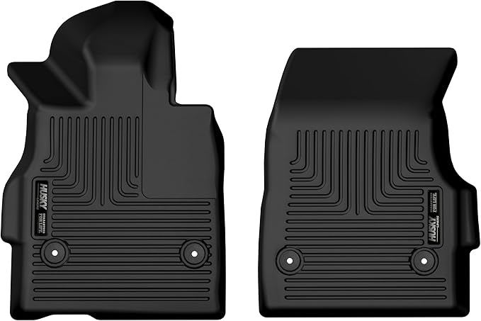 Husky Liners Weatherbeater Floor Mats | Fits 2020-2026 Chevrolet Corvette | Front Row, 2-pc Black - 18271