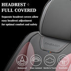 Coverado Car Seat Covers, Front Covers for Cars, Car Seat Cover Front Seats, Automotive Seat Cover, Waterproof, Leather Car S