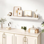Dreamland 48 Inches Floating Shelves for Wall, 8" Deep Long Floating Shelves Set of 1, Large Display & Storage Shelf, Wall Sh