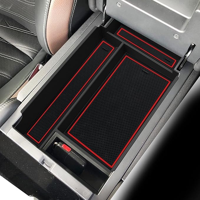 SHAOHAO for 2025 2026 Nissan Pathfinder Center Console Organizer Tray 2022 2023 2024 2025 2026 Pathfinder S/SV/SL/Rock Creek/Platinum Armrest Storage Box Pathfinder 2025 2026 Accessories Organizer