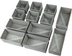 Fordonral Drawer Organizer Clothes, Foldable Fabric Dresser Organizer Closet Organizers and Storage Box for Underwear,Folded 