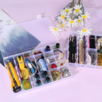 Umirokin 2 Pack 36 Grids Bead Organizer Box, Plastic Craft Organizers and Storage with Adjustable Dividers, Screw, Parts & Ta