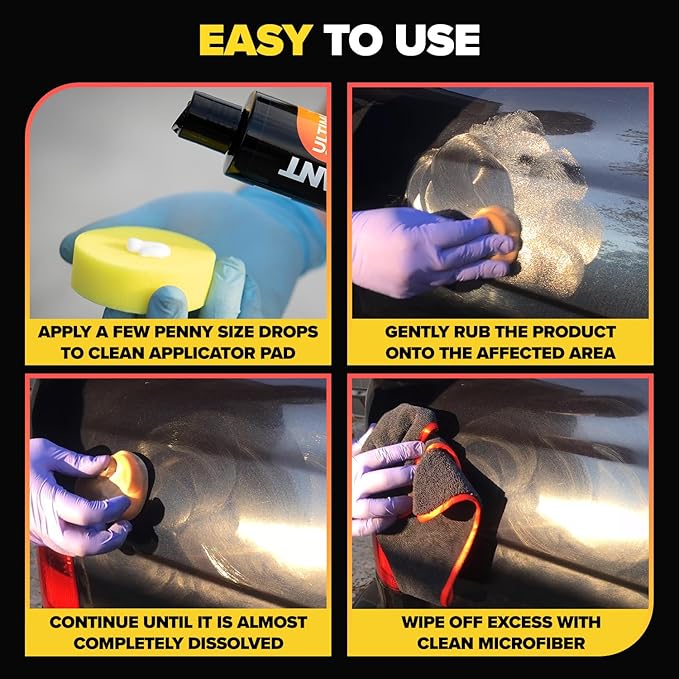 Carfidant Scratch & Swirl Remover - Polishing, Rubbing & Buffing Compound for Car Paint Repair - Restores Shine & Enhances Gloss, 16.9 fl oz