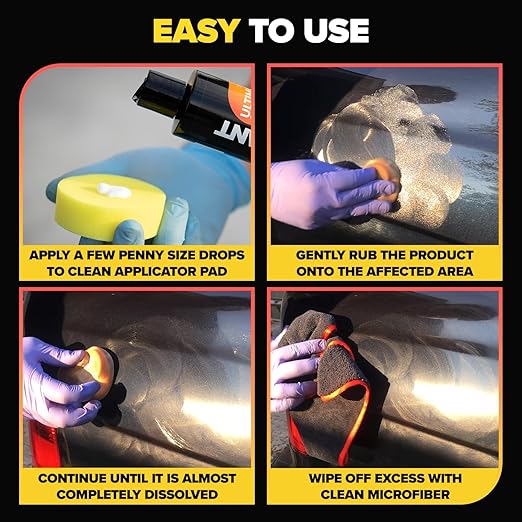 Carfidant Scratch and Swirl Remover - Car Scratch Remover for Vehicles Paint - Polishing Compound for Cars - Paint Restorer Kit with Pad, Microfiber and Drill Attachment