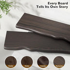 Floating Shelves for Wall Rustic Farmhouse 24 Inch Floating Shelf Bathroom Wooden Shelves for Wall Mounted Live Edge Pine She