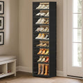 SYNCVIBE Shoe Rack Organizer for Closet Entryway Foldable Sneaker Storage Shoe, Collapsible Shoe Cabinet, Stackable Shoe Stor