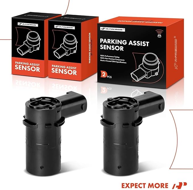 A-Premium 2-PC Rear Reverse Backup Parking Assist Sensor Compatible with Select Ford & Lincoln & Mercury - F-150, F-250 F-350