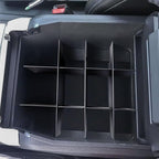 Center Console Organizer Compatible with Ford F250/F350/F450 (2017-2022) and Expedition (2018-2024) Interior Accessories Armrest Storage Box Insert Tray, Black(Full console w/bucket seats ONLY)