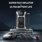 5500A Jump Starter with Air Compressor 150PSI Portable Car Battery Charger Combo Tire Inflator for up to 9.5L Gas/8.0L