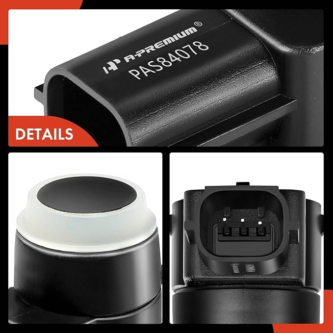 A-Premium 6-PC Reverse Backup Parking Assist Sensor Compatible with Select Ram & Jeep & Dodge & Chrysler Models - 300, 1500, 2500, 3500, Grand Cherokee, Grand Caravan, Charger, Journey, Durango
