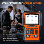 FOXWELL NT510 Elite Scan Tool fit for BMW Scanner Full Diagnostic Tool OBD2 Scanner, All System Bi-Directional Control Code