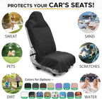 Waterproof Sweating Car Seat Cover for Post Gym Workout, Running, Swimming, Beach and Hiking, Universal Fit Non-Slip Bucket S