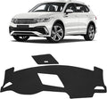 FIILINES Dash Cover for 2017-2024 Volkswagen VW Tiguan, Dashboard Mat Accessories Dash Cover Sunshade Nonslip Mesh Protector 