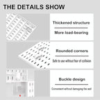 Pegboard Combination Kit, Modular White Pegboard Wall Organizer with 4 Pegboards & Accessories Hanging for Gaming Office Wall