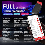 LAUNCH AIOBD Bluetooth OBD2 Scanner - Full System Diagnostics, AI Explains Faults Simply, Parts/Labor/Cost Estimates, Works