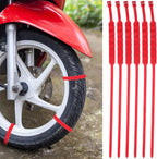10Pcs Electric Vehicle Anti-Slip Tire Chains for Snow Motorcycle Scooter Wheel Chains Quick Installation Durable Traction Aid
