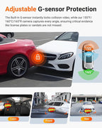 Vantrue N4 Pro S 4K 3 Channel Dash Cam w/Triple STARVIS 2, 4K+1080P+2.5K Front Inside Rear Dash Camera, 4+2.5K Dual Channel, 
