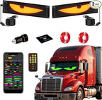 LED Eyes for Truck Windshield, 2PCS 23.6inx4.7in Devil Eyes Light for Windshield, Devil Eyes Light for Car, Truck, SUVs, Gift for Men